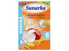 Sunarka молочная, фруктовая каша с 8 злаками 225 г